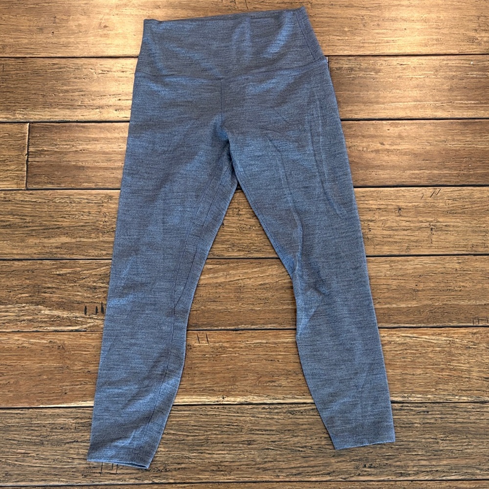 lululemon athletica Blue Heather High-Rise Leggings